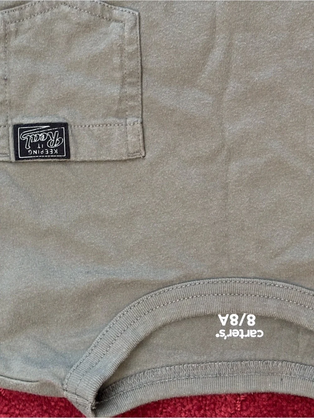 Carter's Gray Short-Sleeve Crewneck Sweater